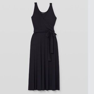 CLUB MONACO Women's Jadrien Knit Midi Dress Sleeveless Size M- Black